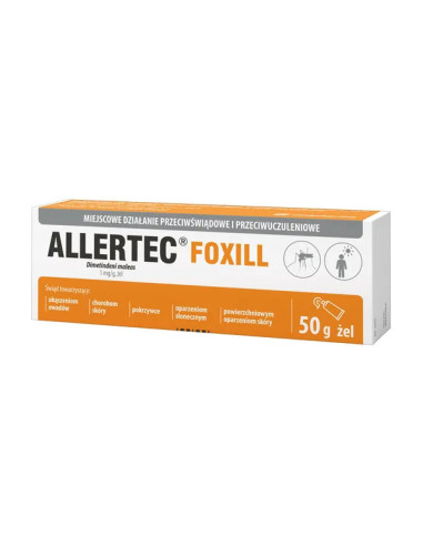 Allertec Foxill żel 1 mg/g 50 g