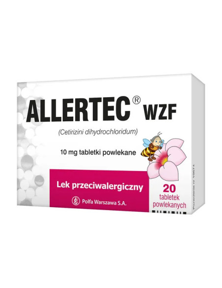 Allertec WZF 10 mg 20 tabletek