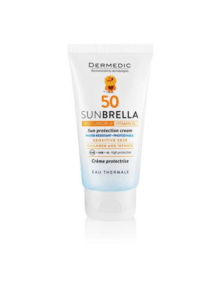 Dermedic Sunbrella Baby Krem ochronny SPF 50 do twarzy od 1. miesiąca życia 50 ml