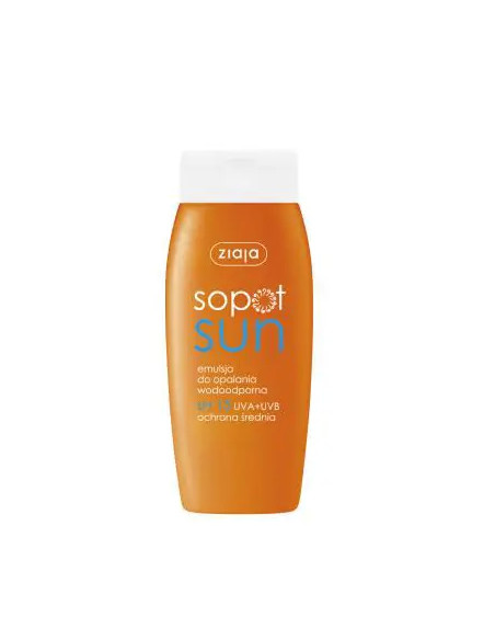 Ziaja Sopot Sun Emulsja do opalania wodoodporna SPF 15 150 ml