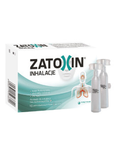 Zatoxin Inhalacje roztwór do inhalacji 10 fiolek