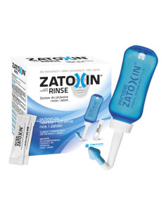 Zatoxin Rinse zestaw do płukania nosa i zatok 12 saszetek...