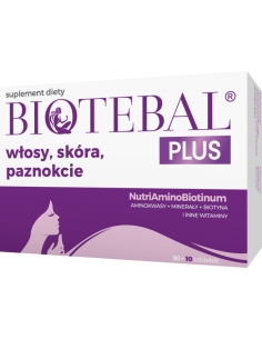 Biotebal Plus włosy, skóra, paznokcie 40 tabletek