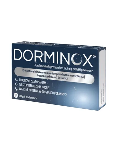 Dorminox 12,5 mg 14 tabletek