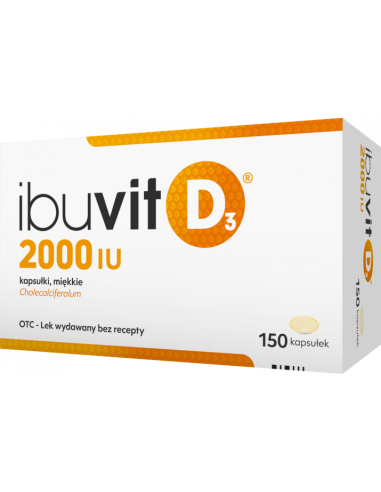 Ibuvit D3 2000 IU 150 kapsułek