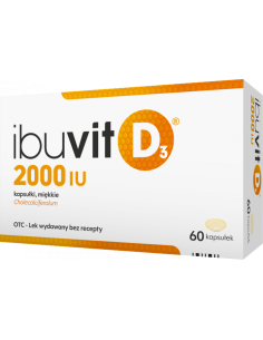 Ibuvit D3 2000 Lek 60 kapsułek