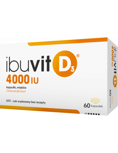 Ibuvit D3 4000 Lek 60 kapsułek
