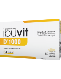 Ibuvit D 1000 30 kapsułek twist off