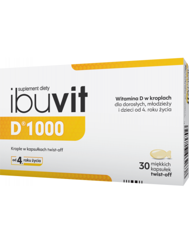 Ibuvit D 1000 30 kapsułek twist off