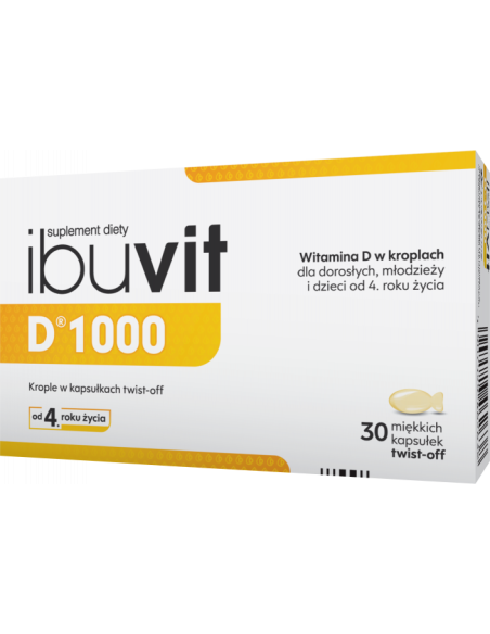 Ibuvit D 1000 30 kapsułek twist off