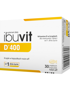 Ibuvit D 400 30 kapsułek twist off