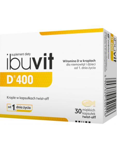 Ibuvit D 400 30 kapsułek twist off