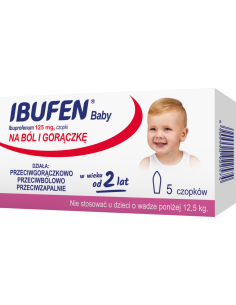 Ibufen Baby 125 mg 5 czopków