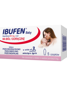 Ibufen Baby 60 mg 5 czopków