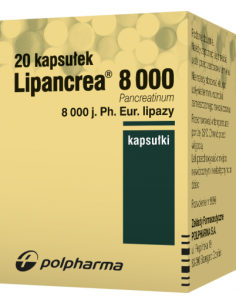 Lipancrea 8000 20 kapsułek
