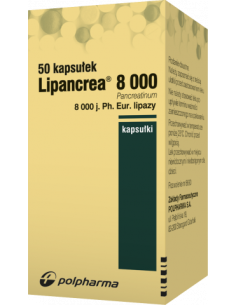 Lipancrea 8000 50 kapsułek