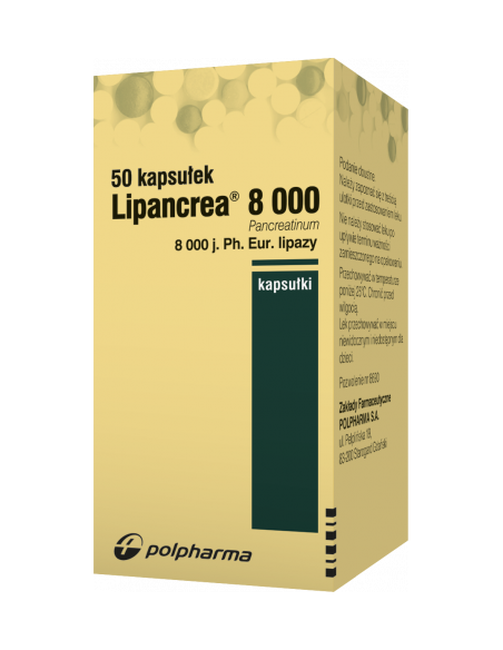 Lipancrea 8000 50 kapsułek
