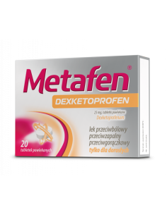 Metafen Dexketoprofen 20 tabletek