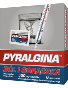 Pyralgina Ból i Gorączka 6 saszetek