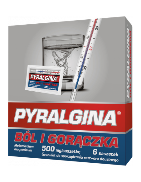 Pyralgina Ból i Gorączka 6 saszetek
