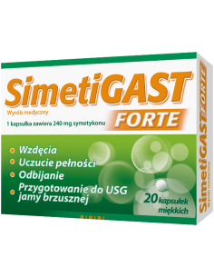 SimetiGast Forte 20 kapsułek