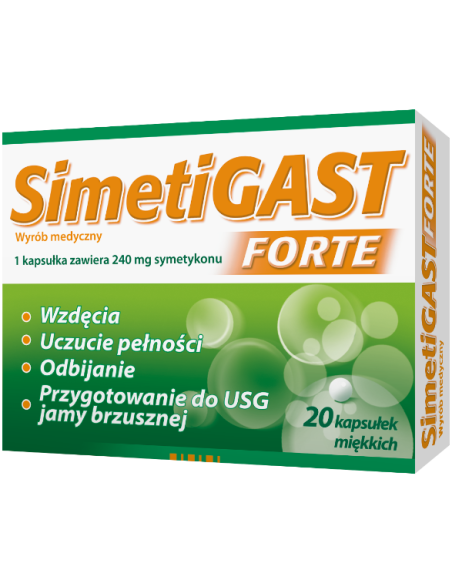 SimetiGast Forte 20 kapsułek
