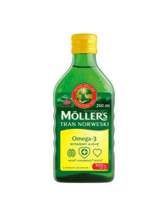 Mollers Tran Norweski cytrynowy 250 ml