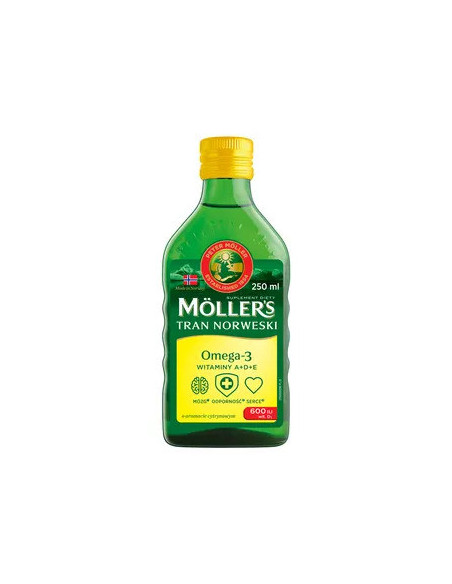 Mollers Tran Norweski cytrynowy 250 ml