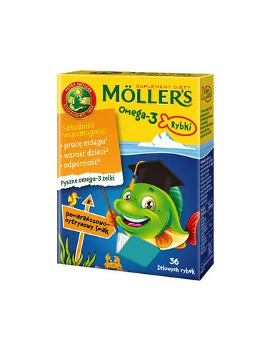 Mollers Omega-3 Rybki o smaku...