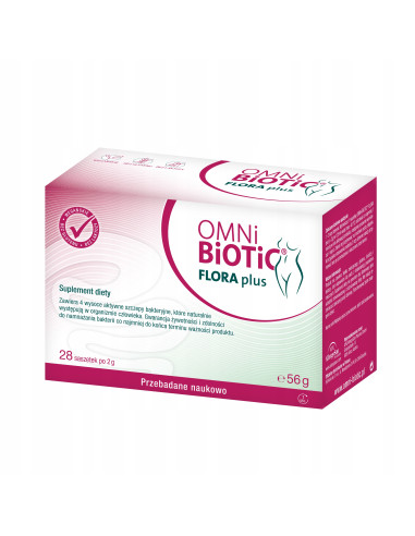 Omni Biotic Flora Plus - 28 saszetek x 2 g