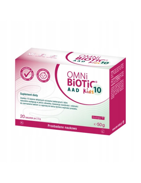 Omni Biotic AAD10 Kids - 20 saszetek x 2,5 g