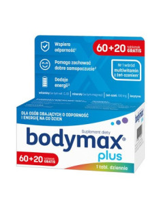 BODYMAX Plus 60 tabletek + 20 tabletek GRATIS