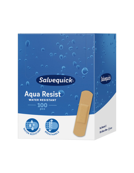 SALVEQUICK plastry Aqua Resist 100 sztuk (rozmiar S)
