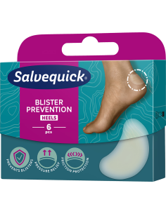 SALVEQUICK plastry Blister Prevention 6 sztuk (pięty)