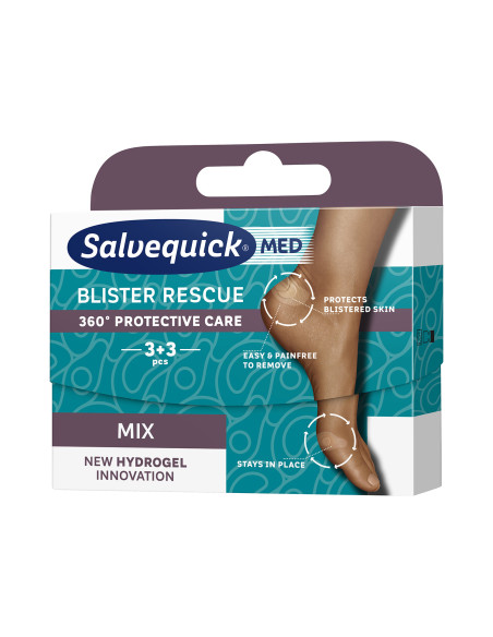 SALVEQUICK plastry Blister Rescue MIX 3+3 szuki