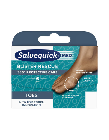 SALVEQUICK plastry Blister Rescue PALCE 6 sztuk