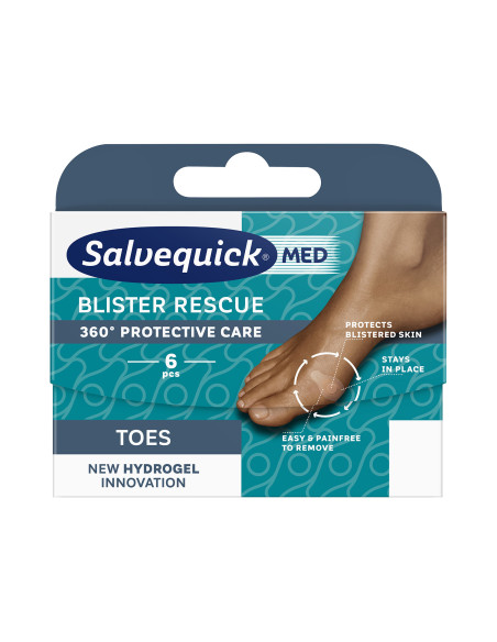 SALVEQUICK plastry Blister Rescue PALCE 6 sztuk