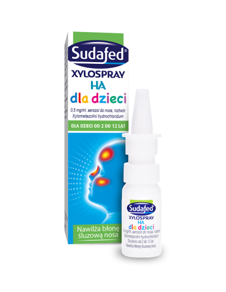 Sudafed Xylospray HA dla dzieci 0,5% 10 ml