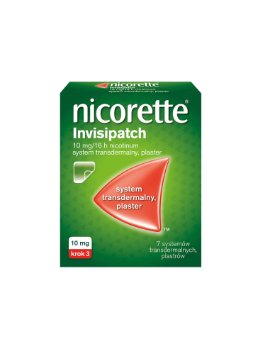 Nicorette Invisipatch 10 mg/16h 7 plastrów