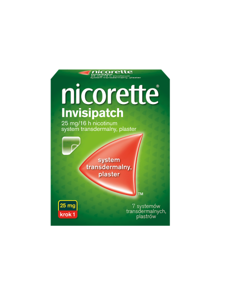 Nicorette Invisipatch 25mg/16 h 7 plastrów