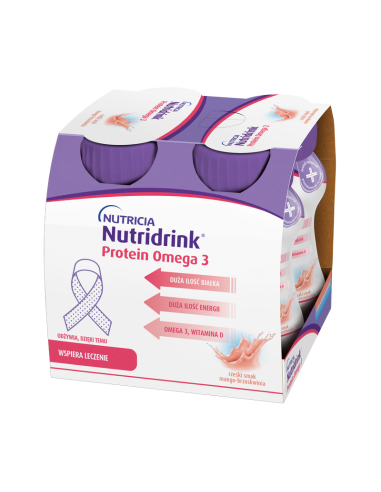 Nutridrink Protein Omega 3 mango-brzoskwinia...