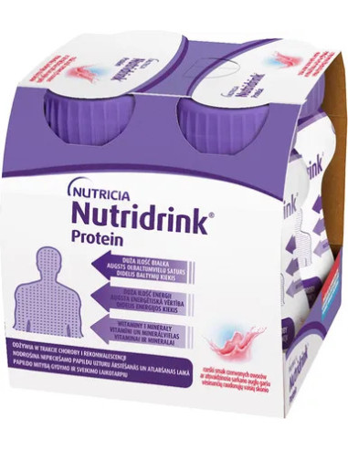 Nutridrink Protein rześki smak 4x125ml