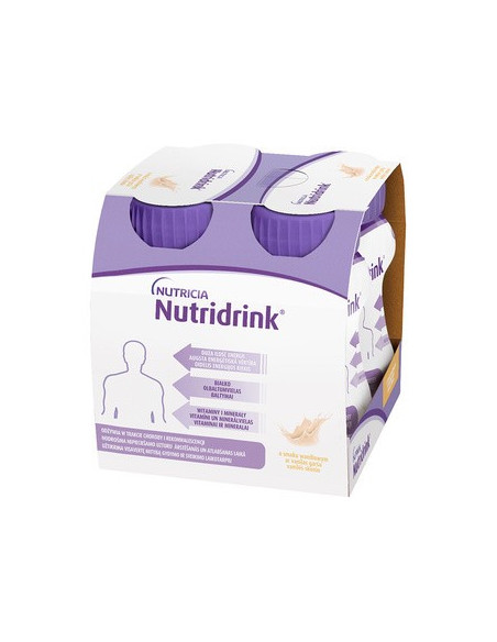 Nutridrink o smaku waniliowym 4x125 ml