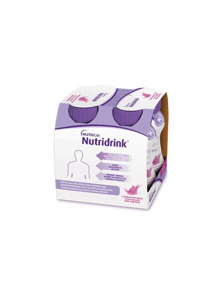 Nutridrink o smaku owoców leśnych 4x125 ml