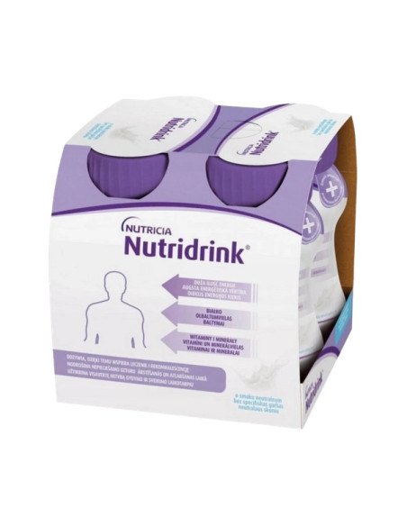 Nutridrink o smaku neutralnym 4x125 ml