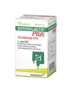Enterolactis Plus 15 kapsułek