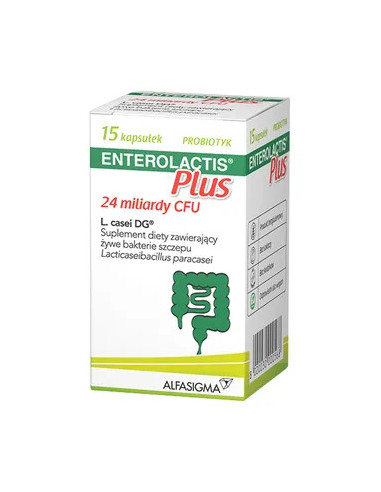 Enterolactis Plus 15 kapsułek