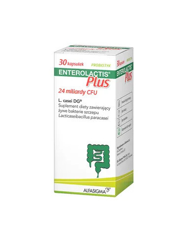 Enterolactis Plus 30 kapsułek