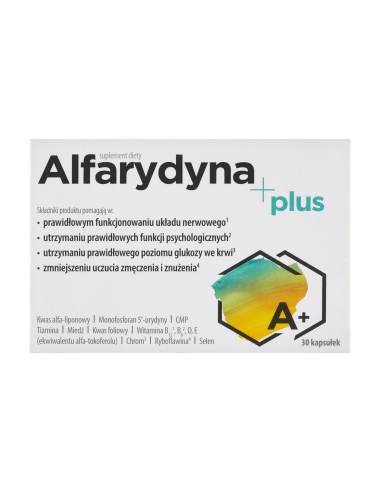 Alfarydyna Plus 30 kapsułek