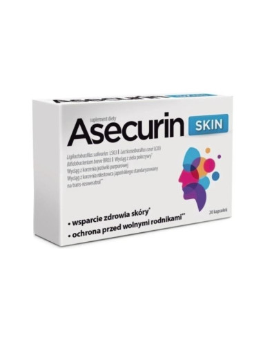 Asecurin Skin 20 kapsułek